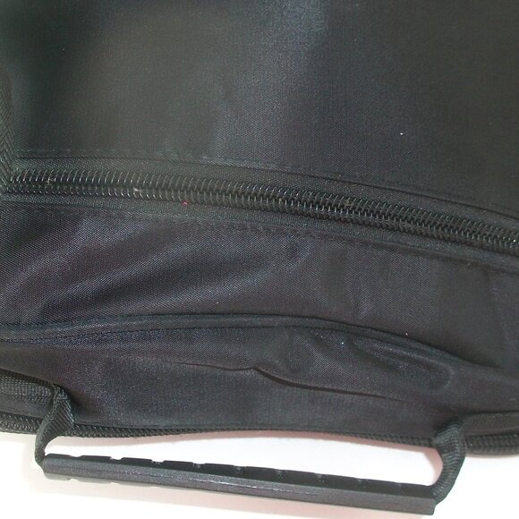 Black Nylon Multi-Compartment Convertible Crossbody Bag NOT PRADA LINEA ROSSA - Picture 9 of 12